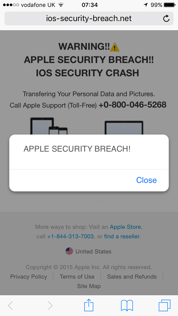 I received a message on my ipad that says… Apple Community
