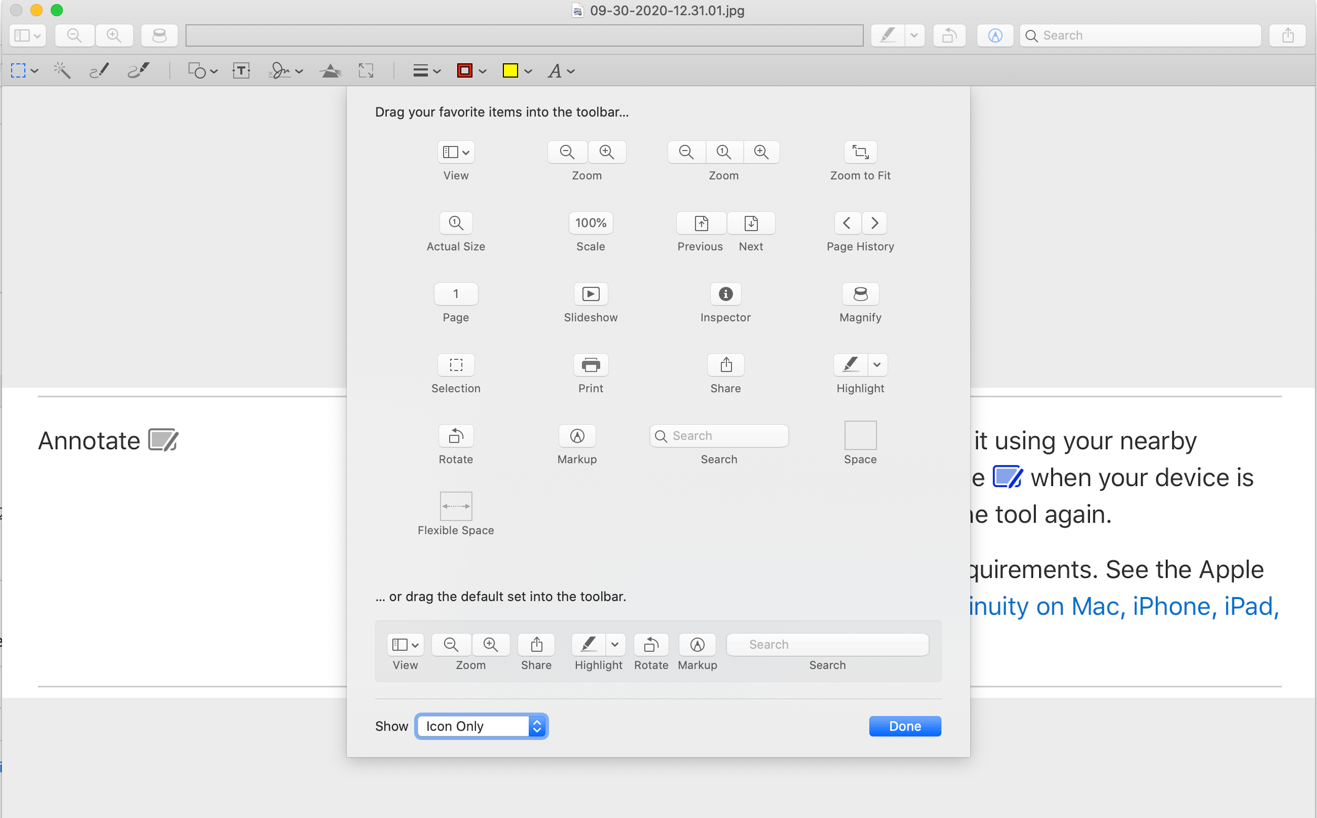No "Annotate" button on "Markup" toolbar … Apple Community