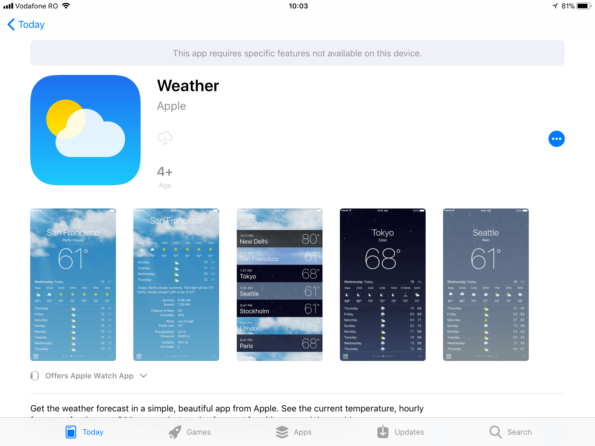 Weather app disappeared Apple Community