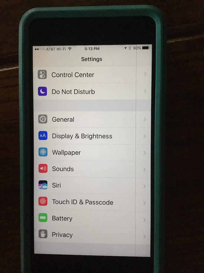 Typical Barber shop USA lines on the screen of my iphone head teacher I