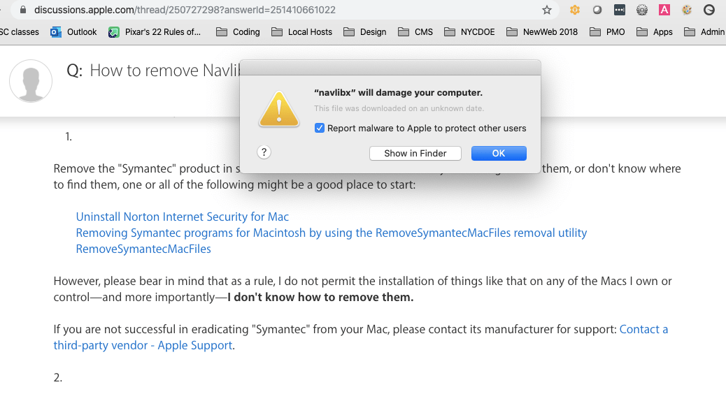 How to remove Navlibx from my MacBook Pro Apple Community