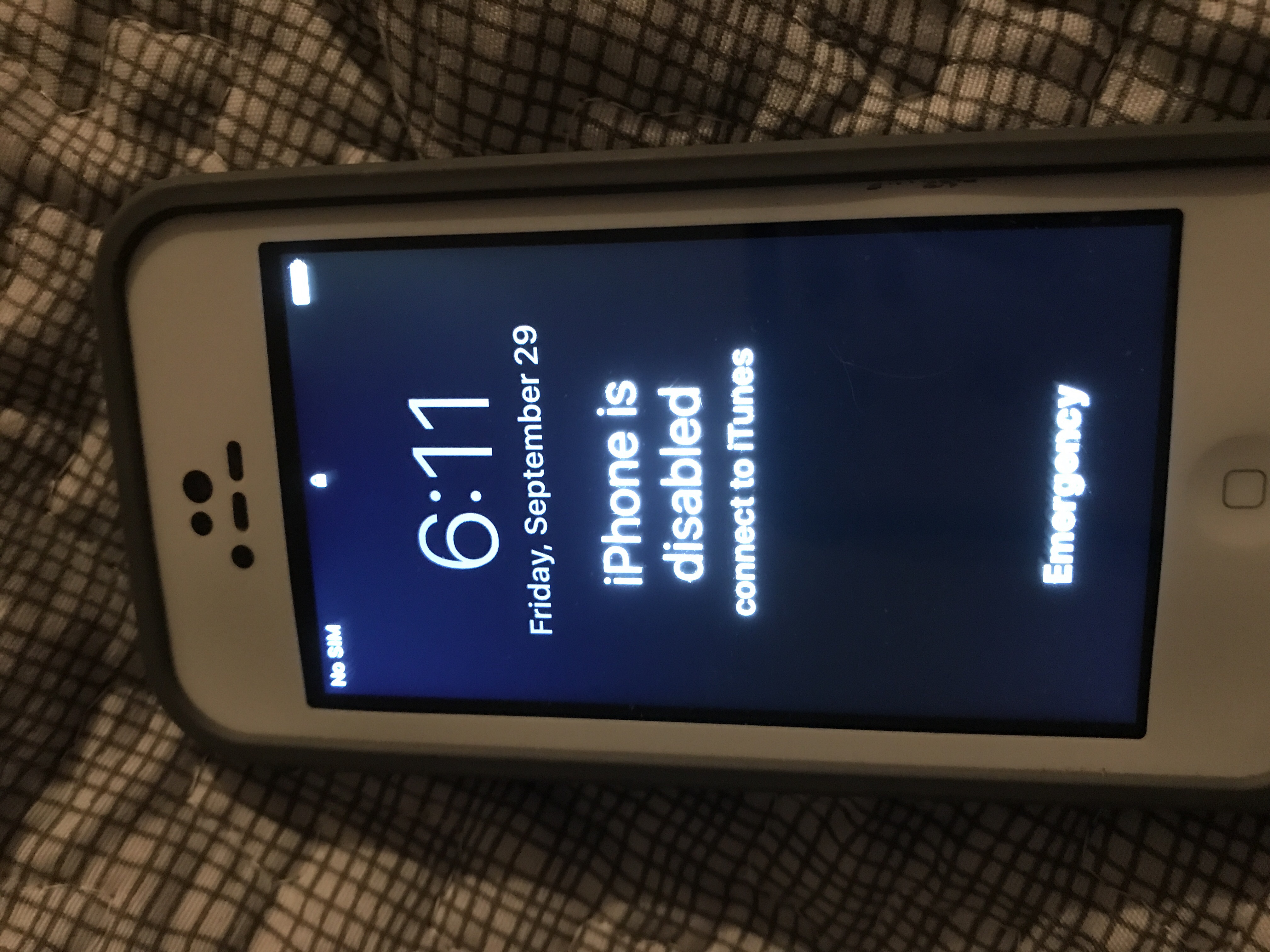 I am locked out of my iPhone 5c. My child… Apple Community