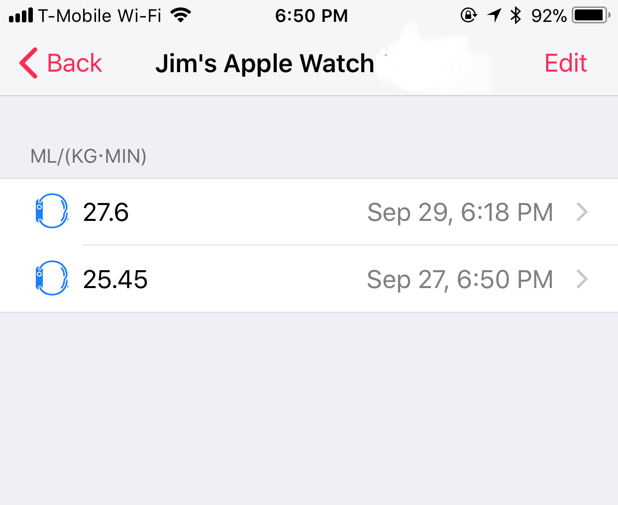 does the apple watch series 2 measure vo2… Apple Community