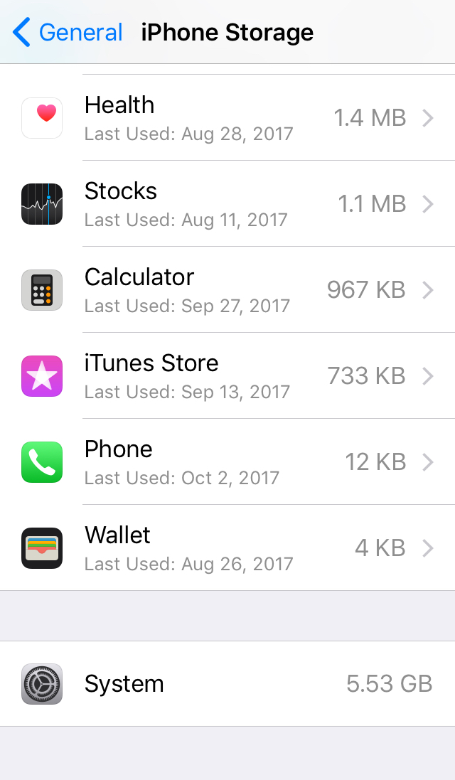 iPhone System taking up storage space Apple Community