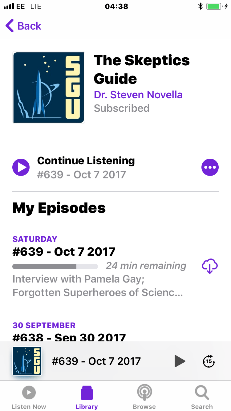 Podcast app missing sleep timer Apple Community