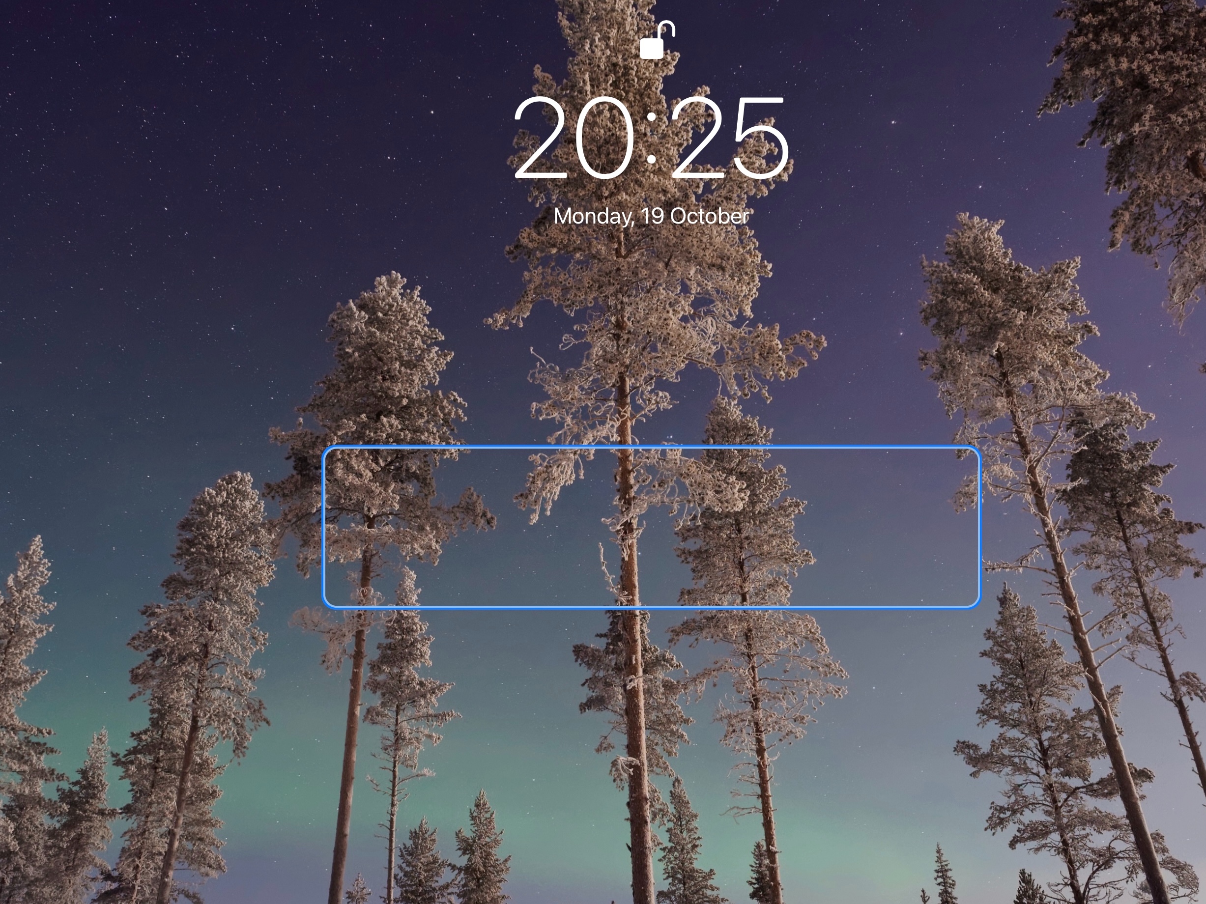 Blue box line Apple Community