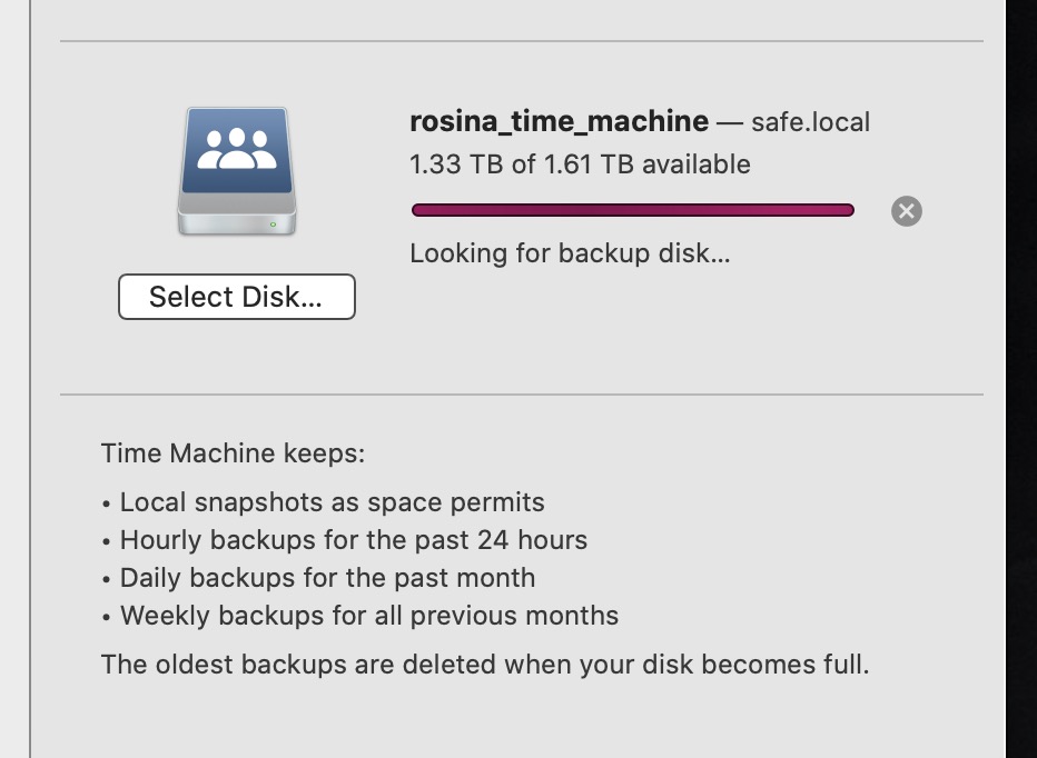 time machine backup fails with new extern… Apple Community