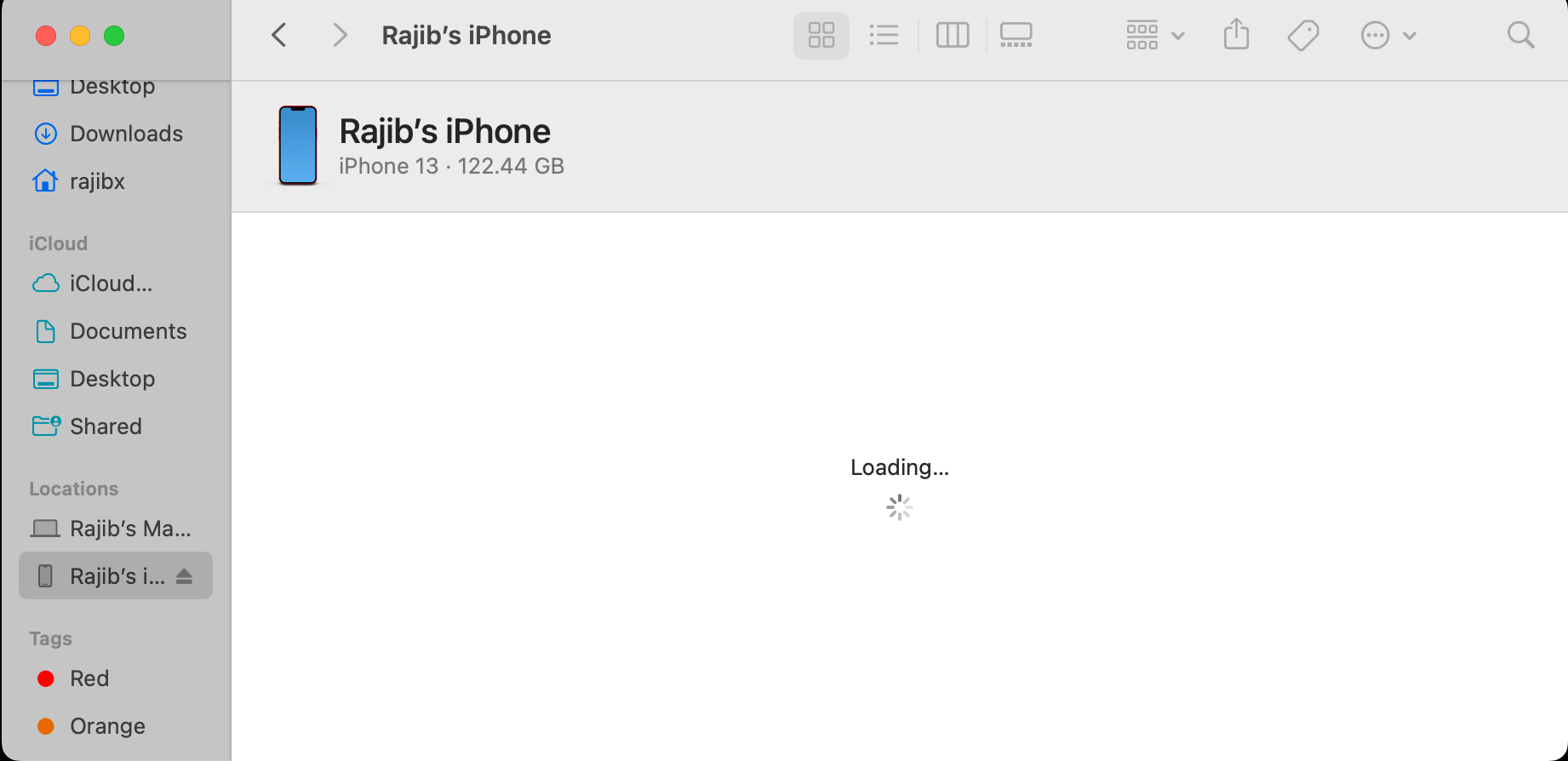 Contents of iPhone not showing up on my M… Apple Community