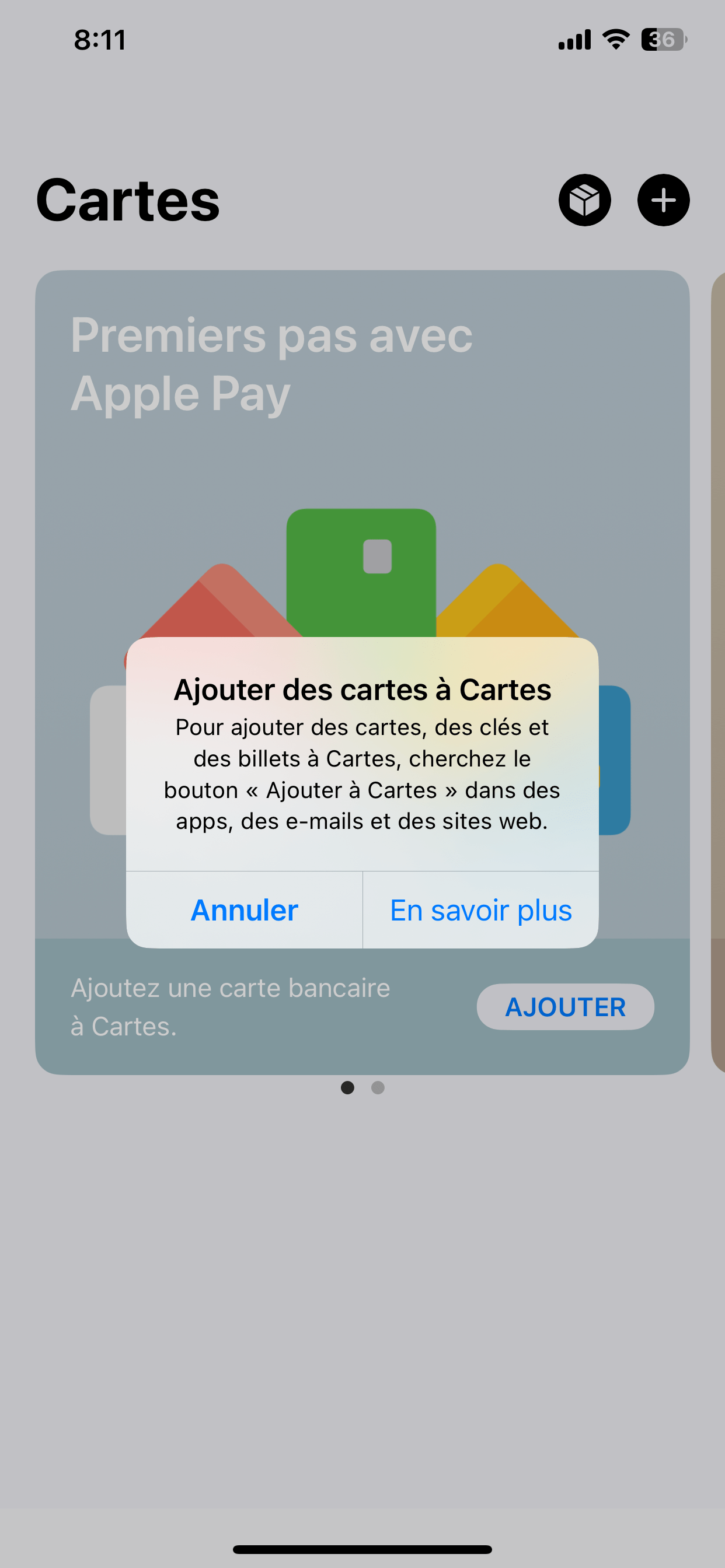 My apple wallet doesn’t accept any card Apple Community