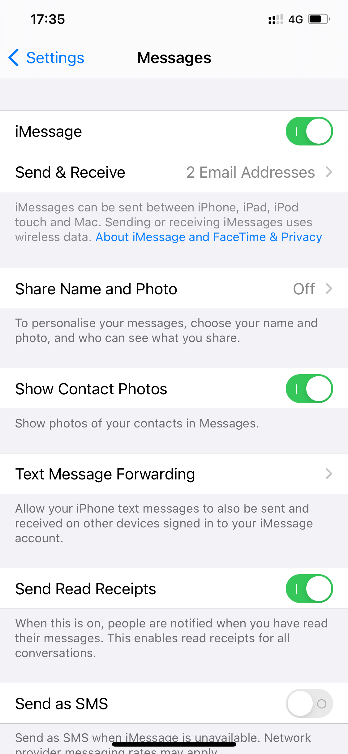 iMessage not available on mobile data iOS… Apple Community