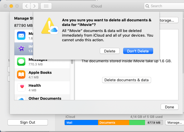 What happens when you "delete documents a… Apple Community