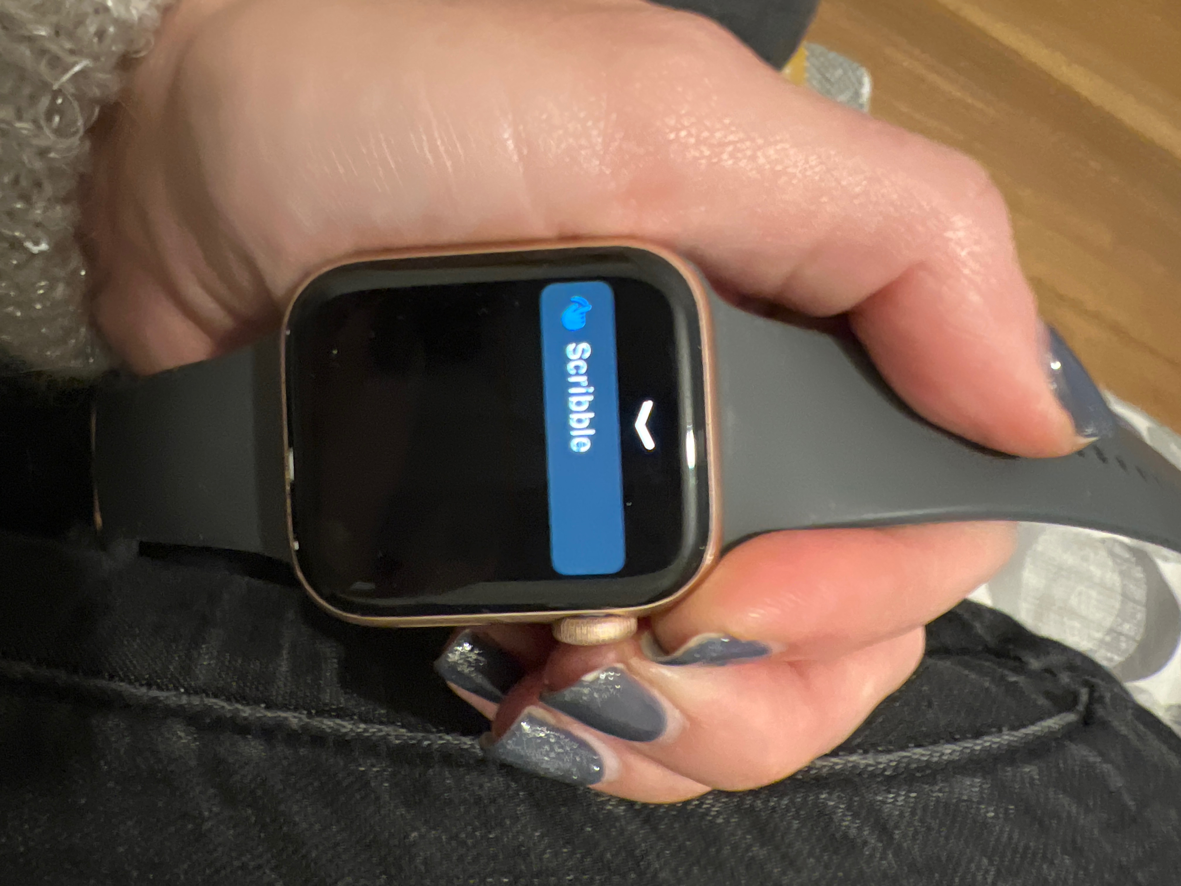 Apple Watch 7 only showing scribble Apple Community