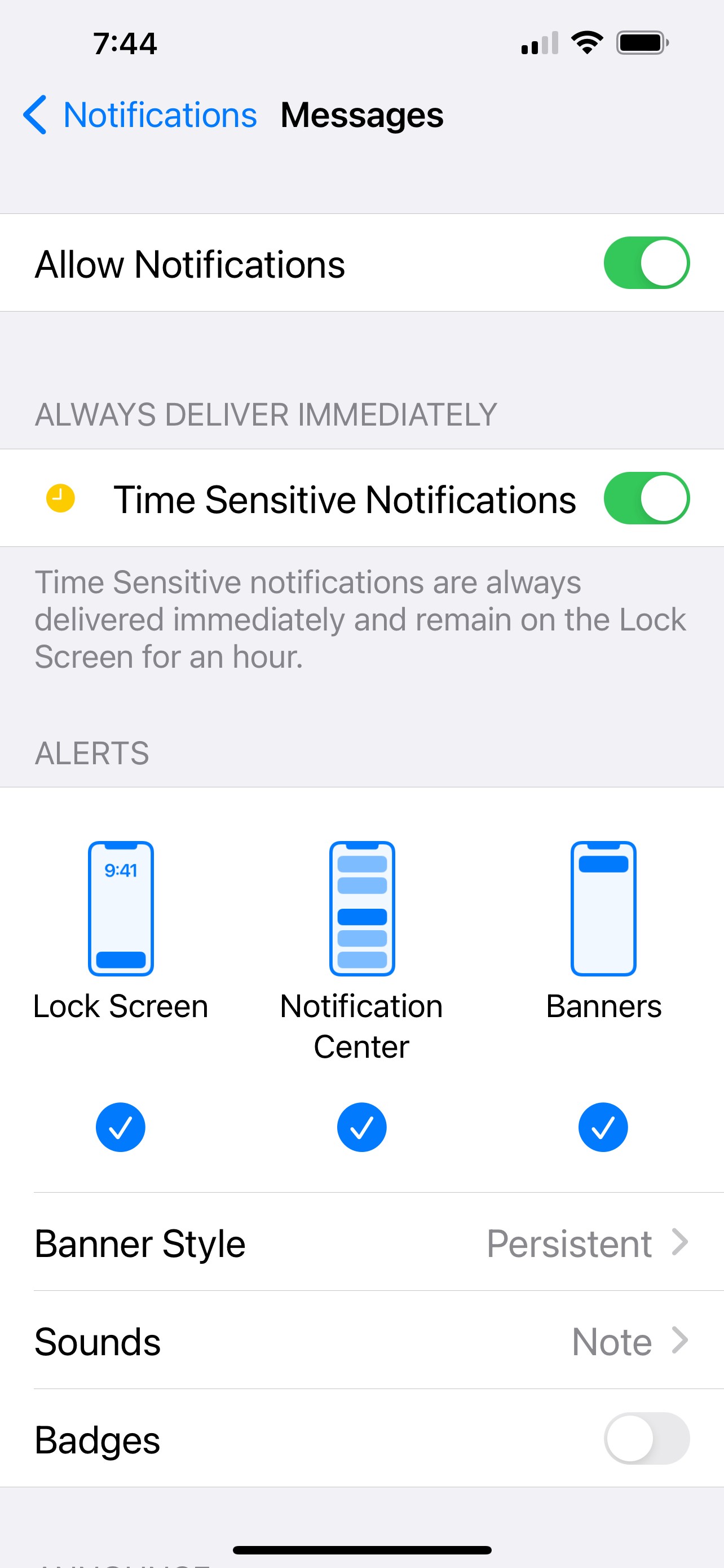 No Text Sounds or Notifications when scre… Apple Community