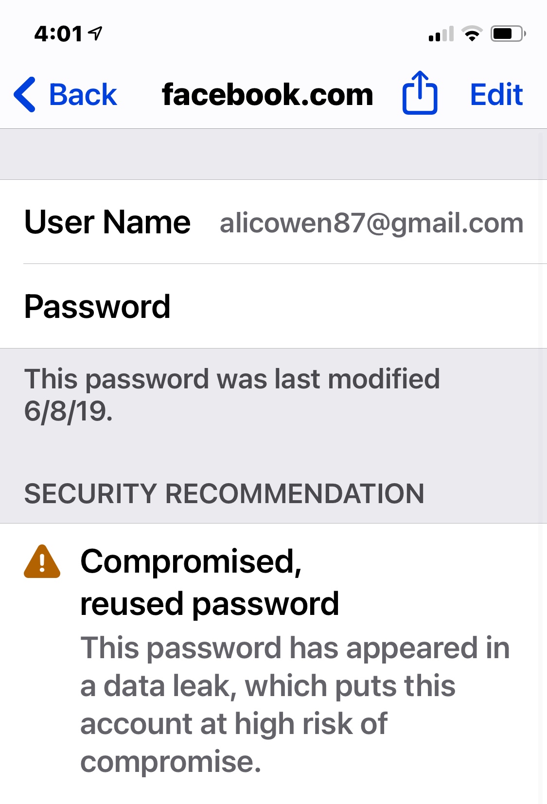 iphone said my password was compromised o… Apple Community