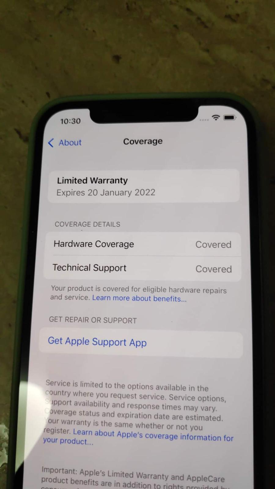 Coverage for Limited Warranty Apple Community(04)