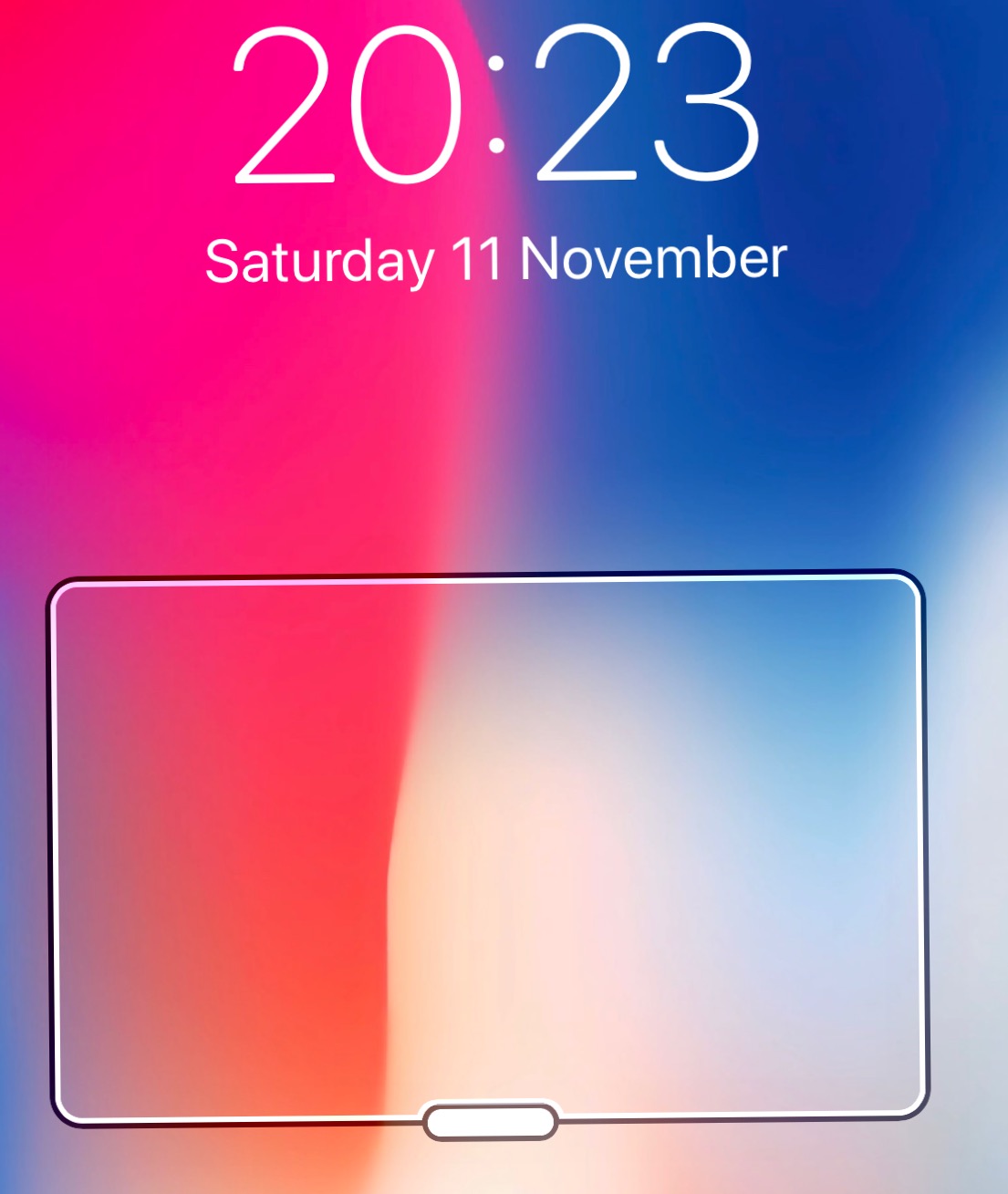 iPhone X intermittent transparent box a… Apple Community