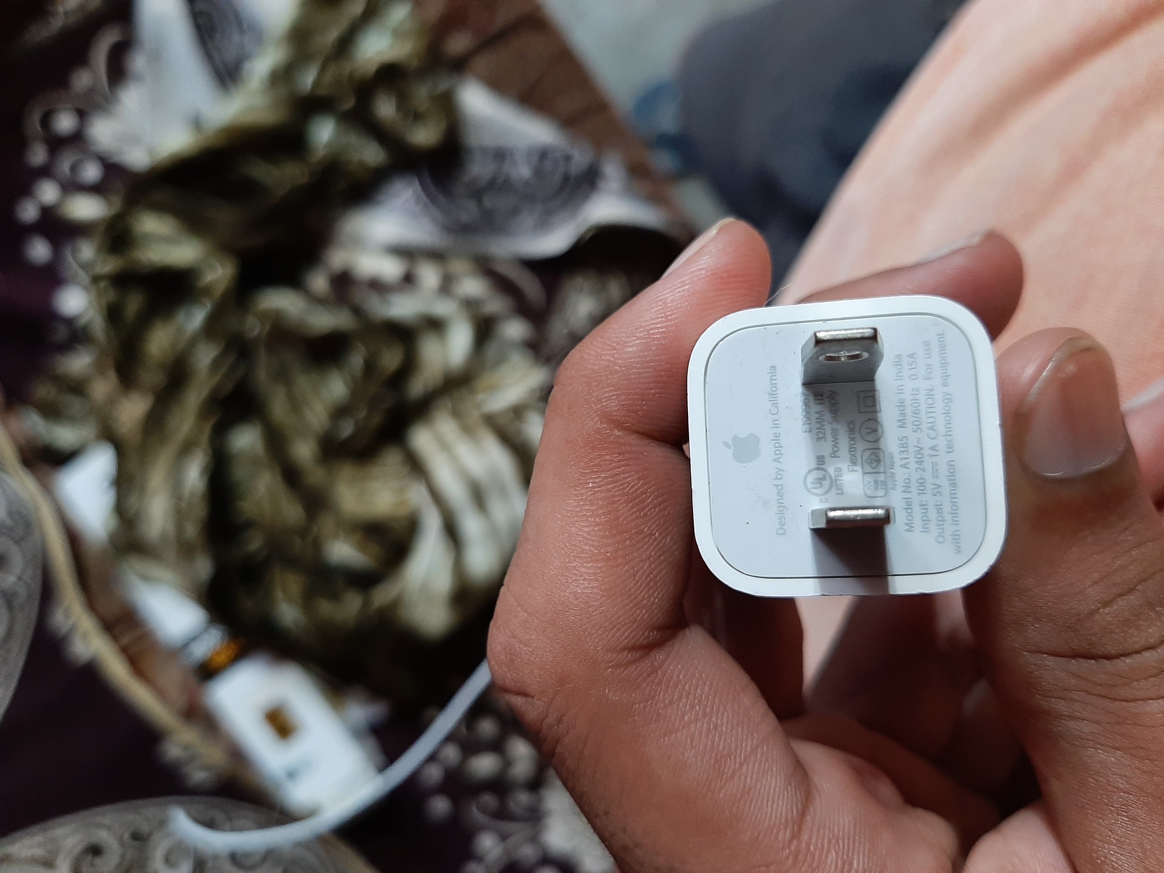 My charger adapter is original or fake Apple Community