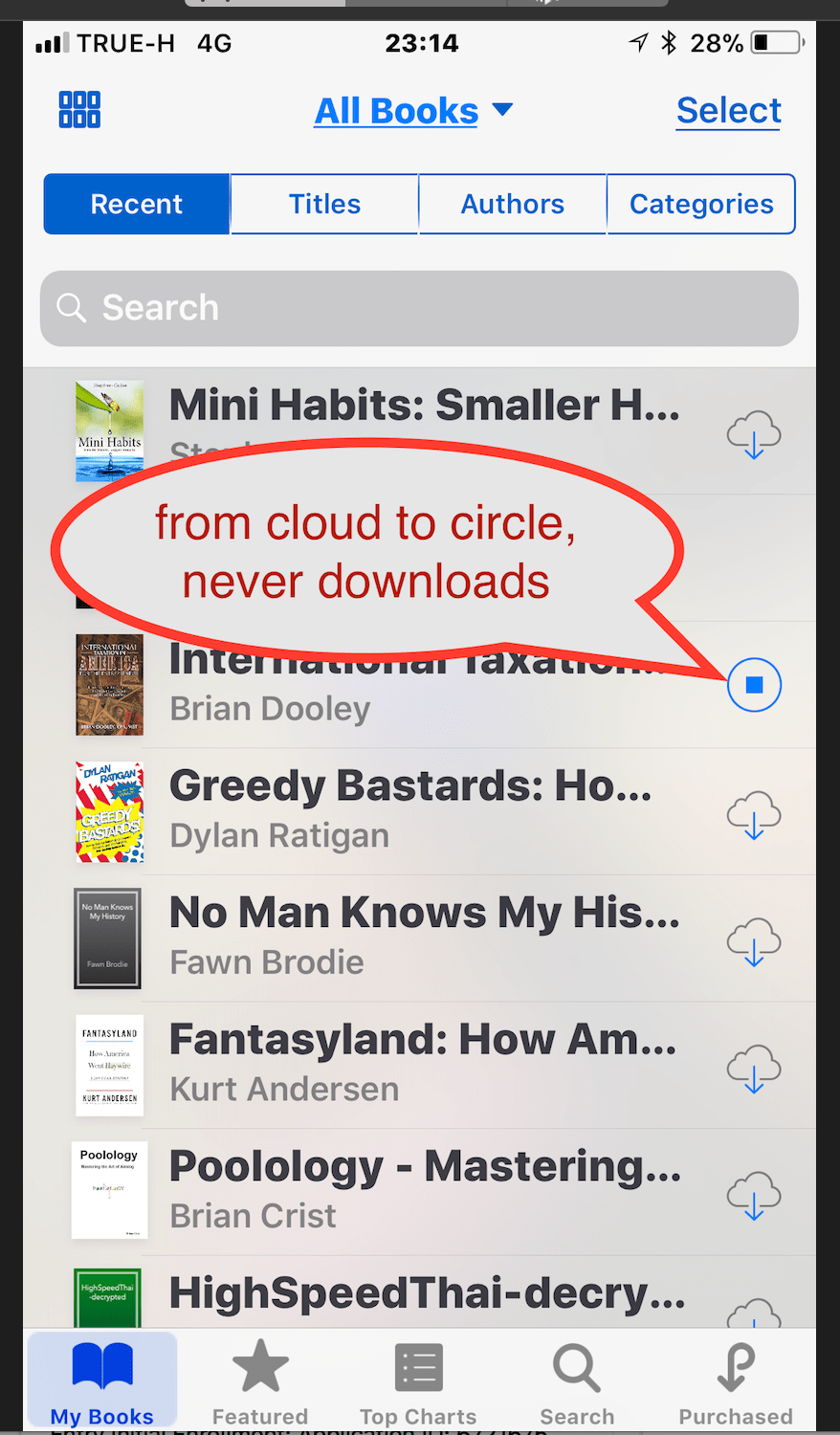 Why doesn't iBooks for iPhone download bo… Apple Community