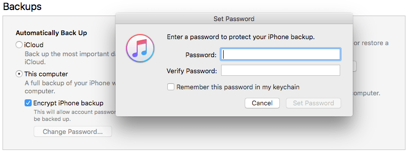 Enter password to unlock iPhone backup - Apple Community