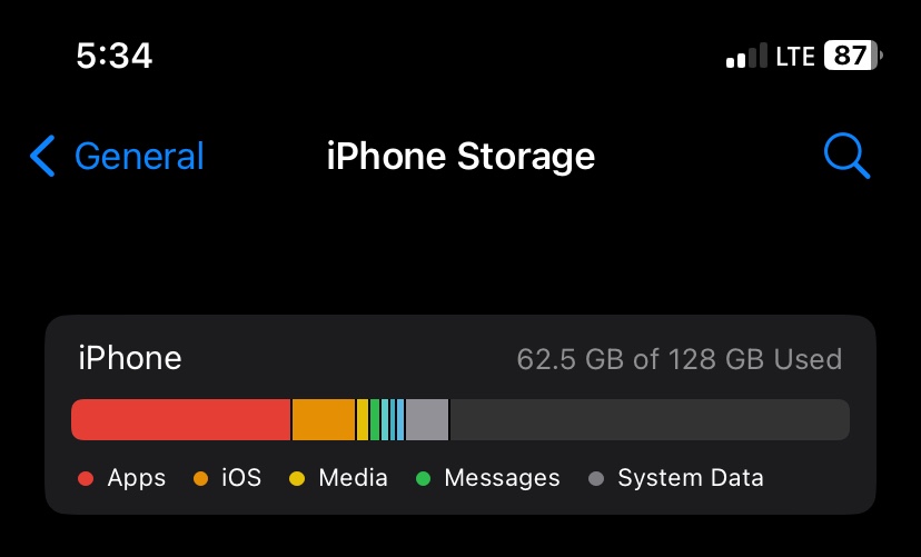 hidden storage issues Apple Community