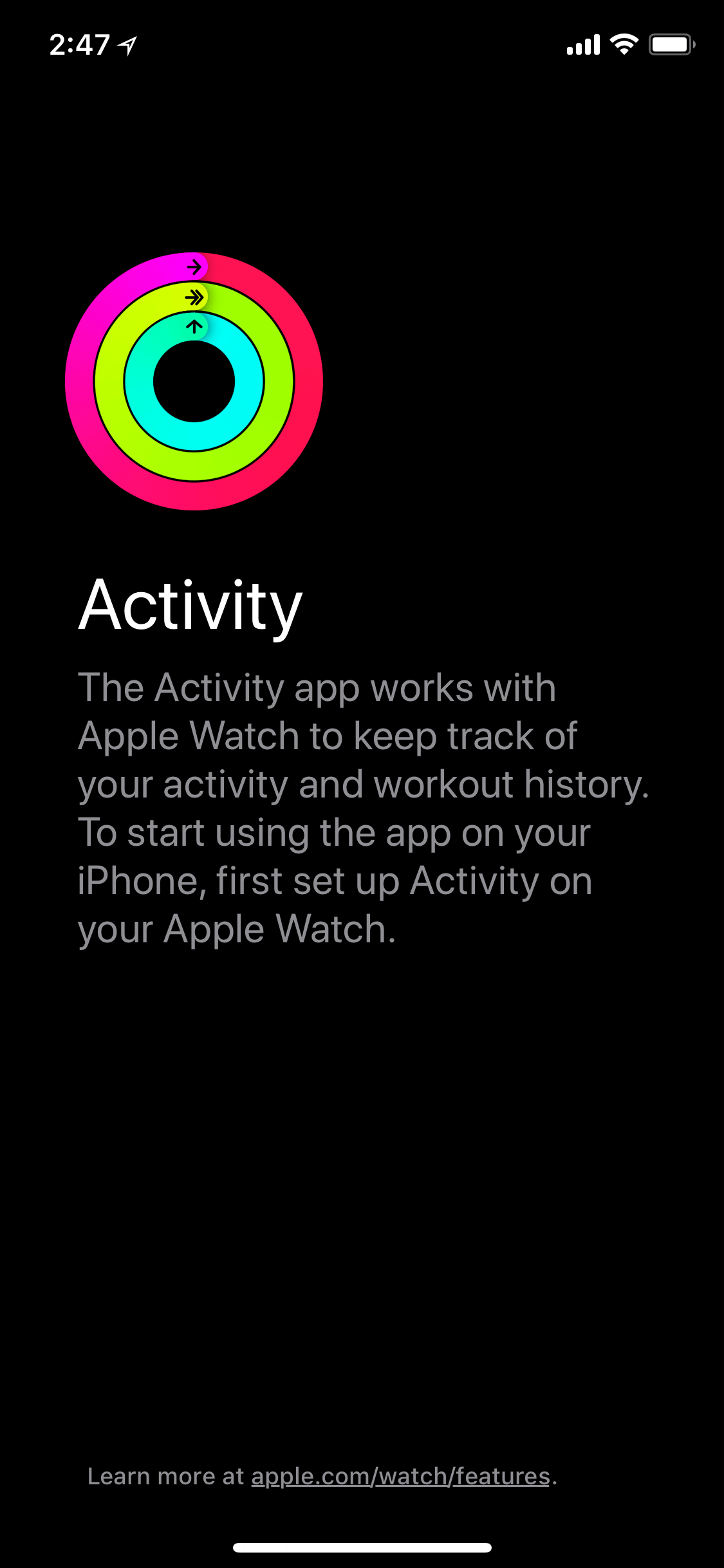 Activity app not working on new iPhone X Apple Community