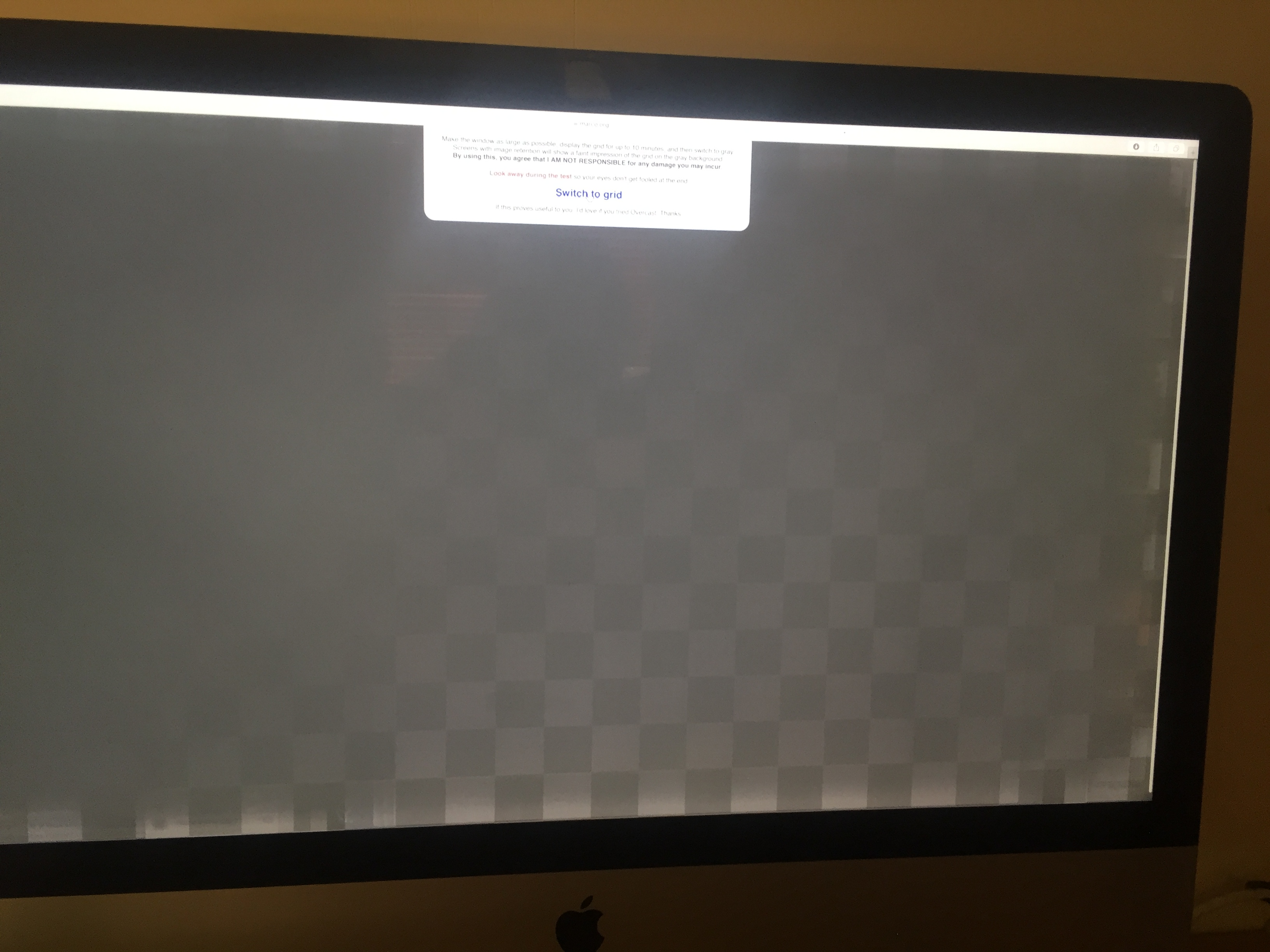 iMac 5K Image Retention Apple Community