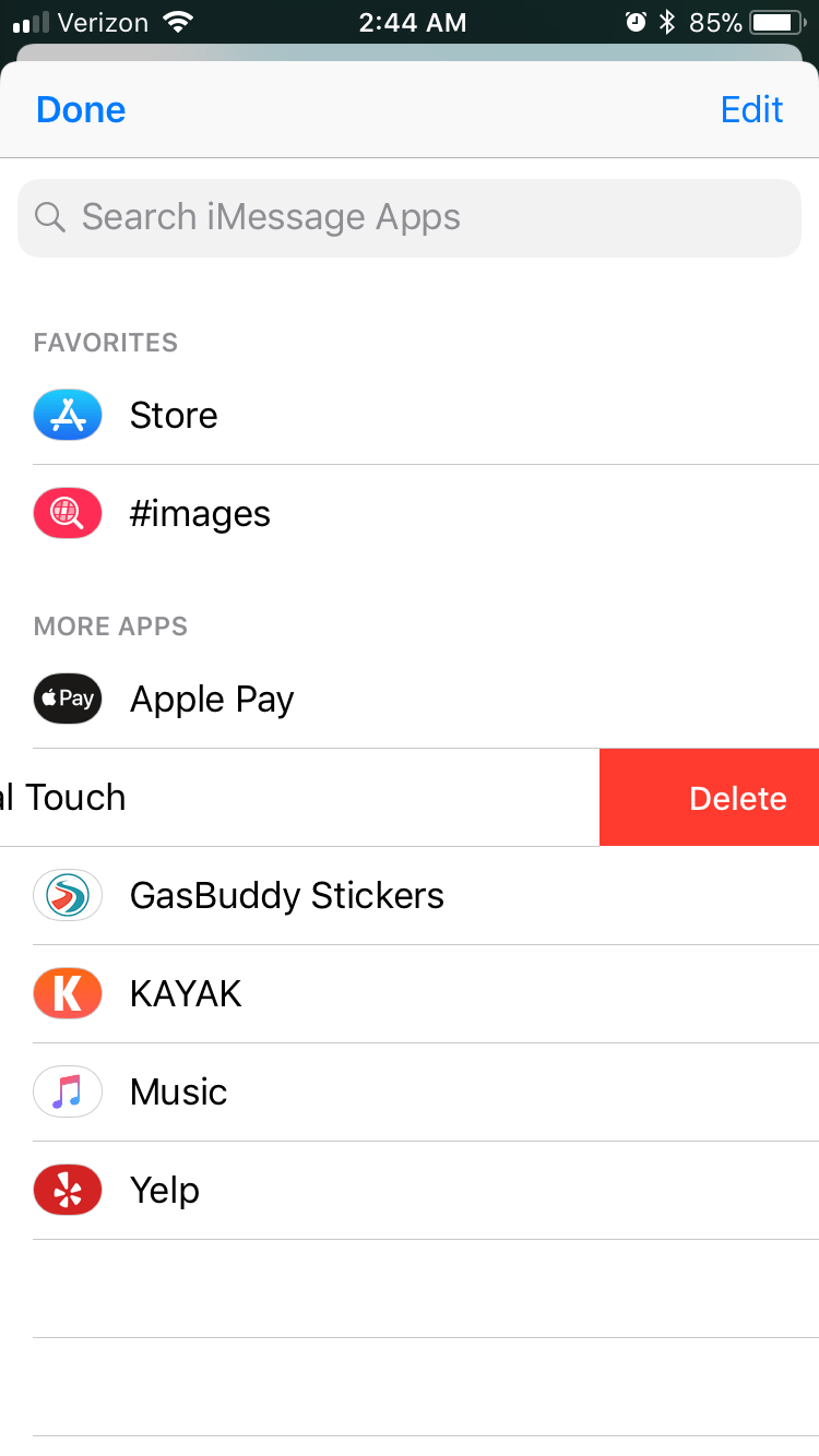Uninstall sticker pack in iOS 11 Apple Community