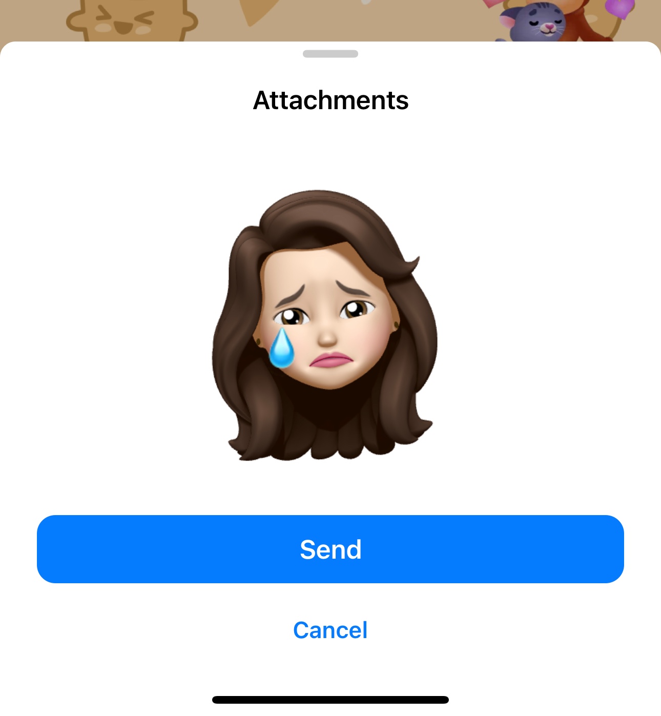 Memoji can’t use as sticker on Facebook m… Apple Community