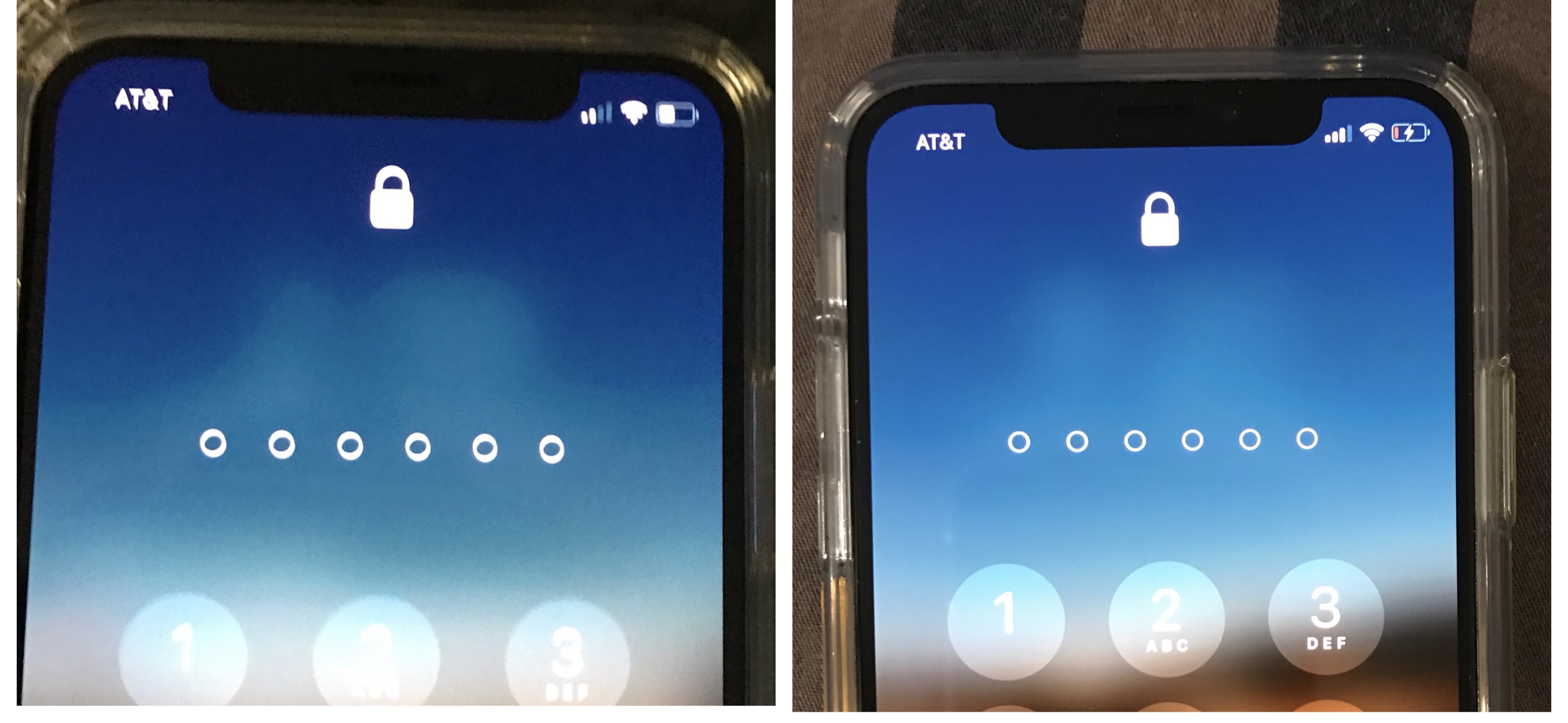 My Iphone X screen has this shadow on the… Apple Community
