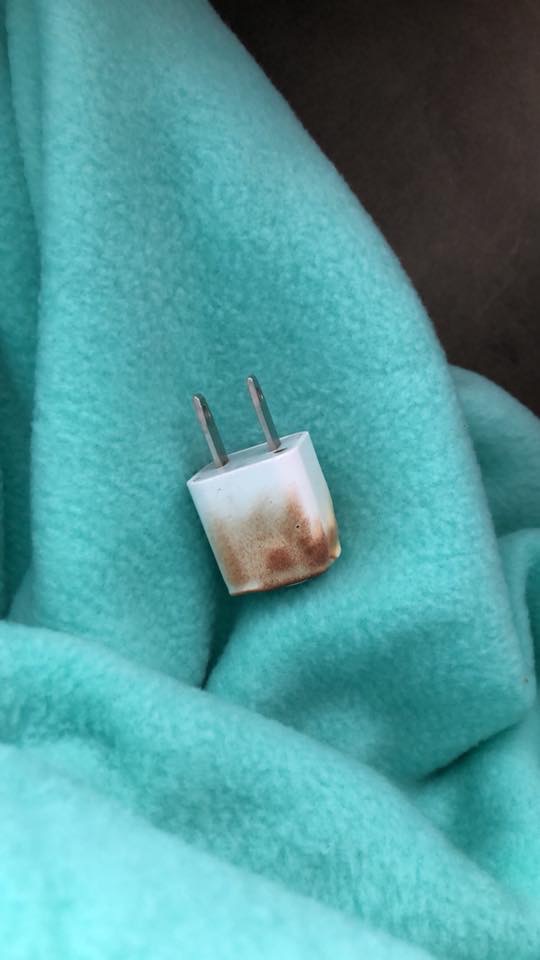 Charging Block Caught Fire! Apple Community