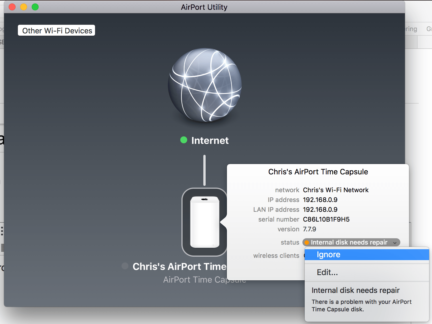how to archive a airport time capsule to … Apple Community