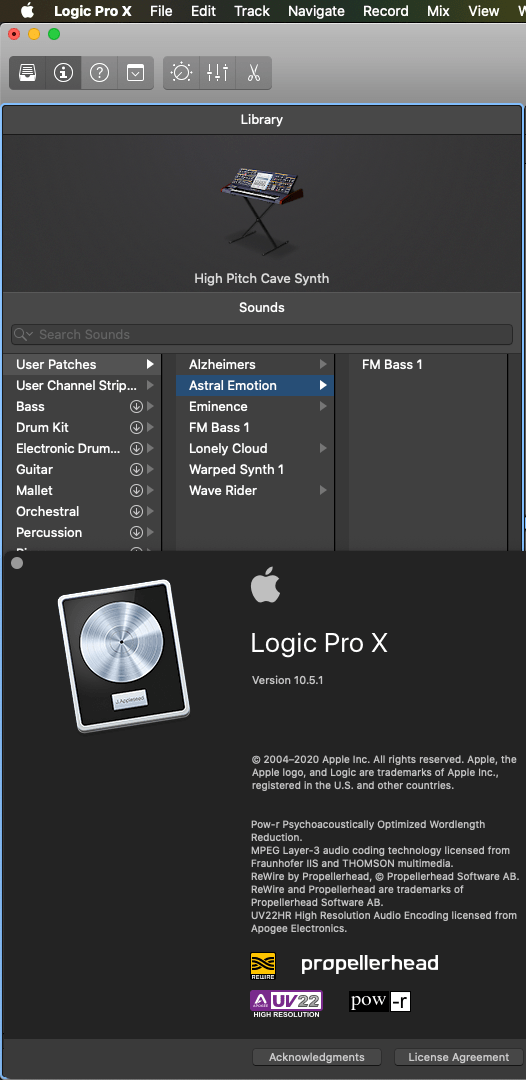 Logic Pro User Patches. Apple Community