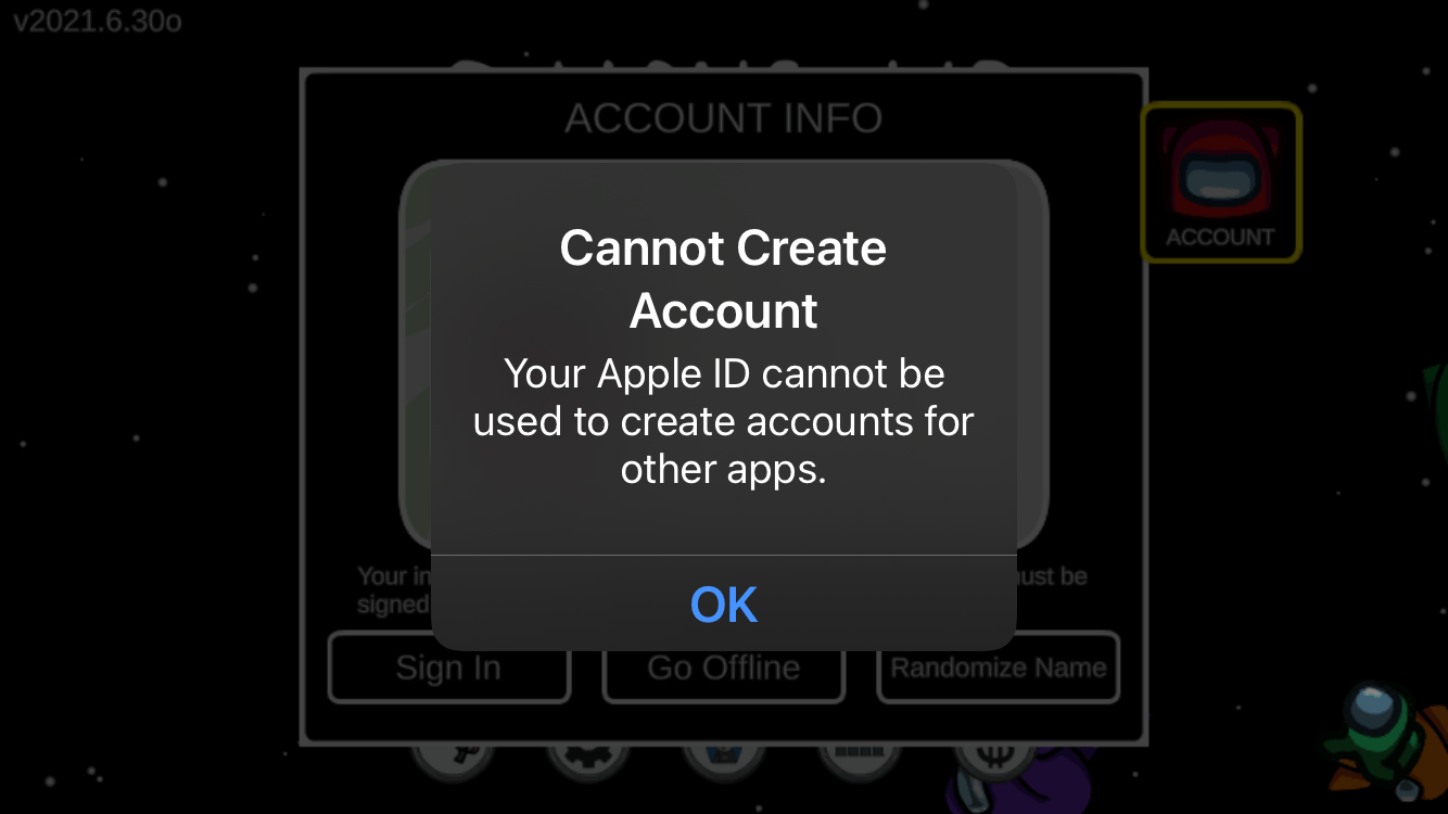 Why can I use my Apple ID for among us Apple Community