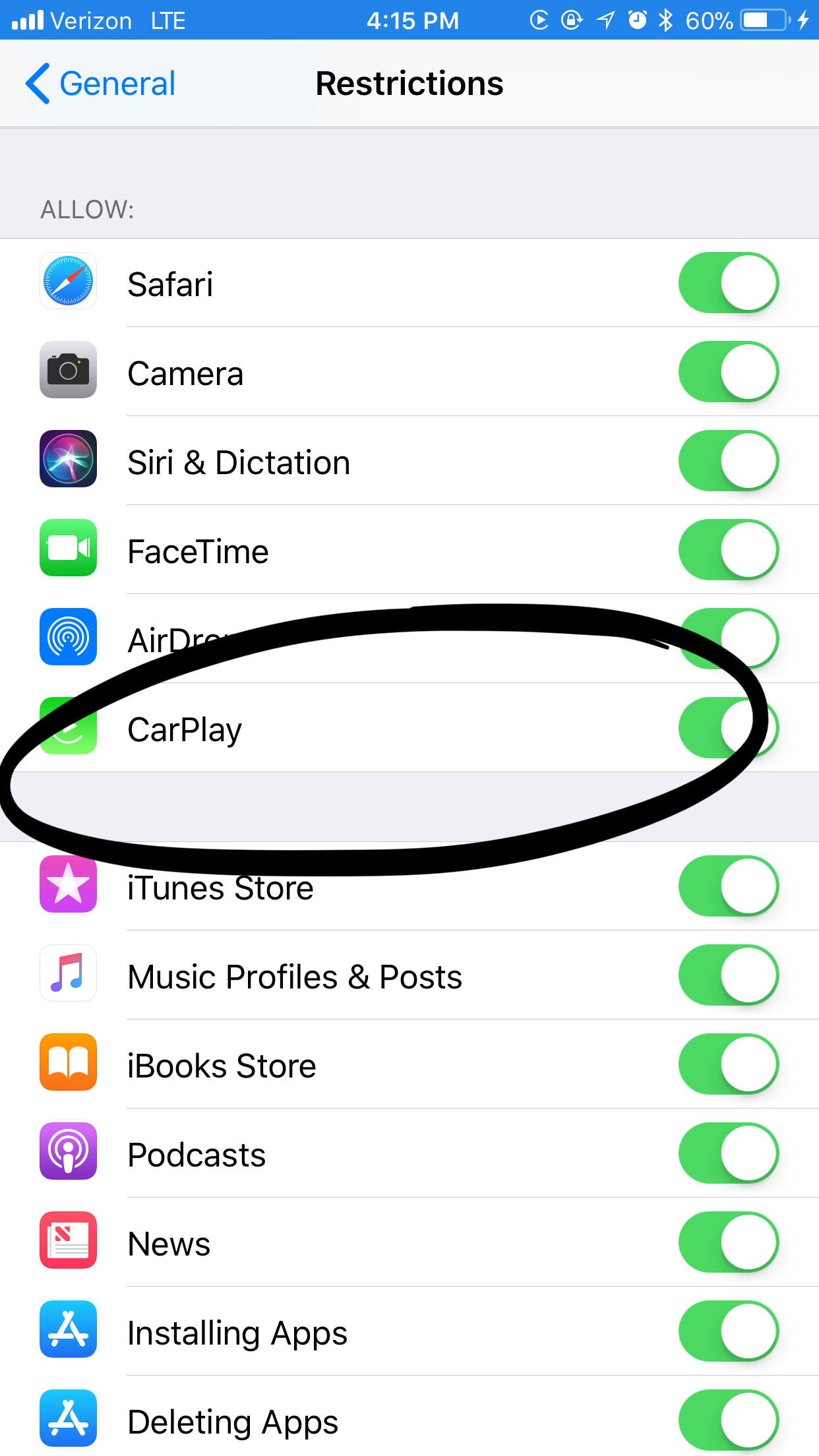 Carplay not found on iphone 8 Apple Community