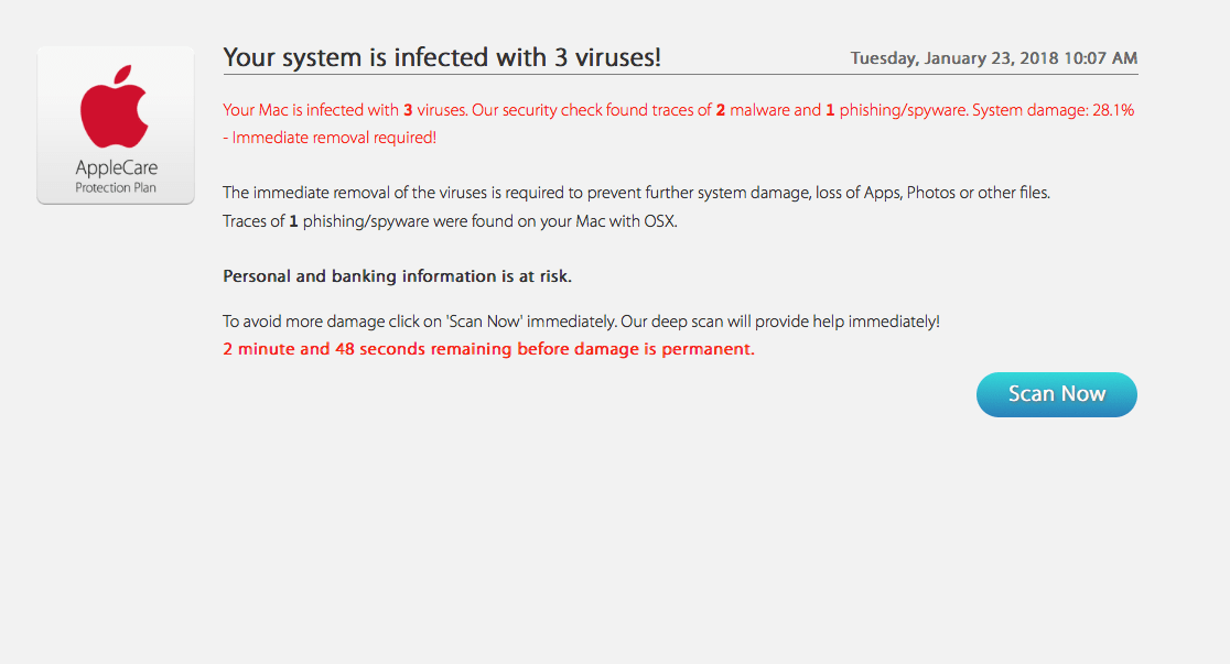 apple virus warning Apple Community