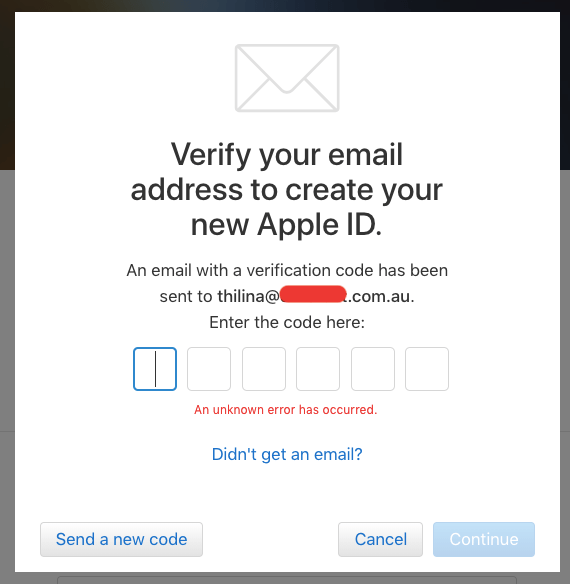 New apple id email verification process k… Apple Community
