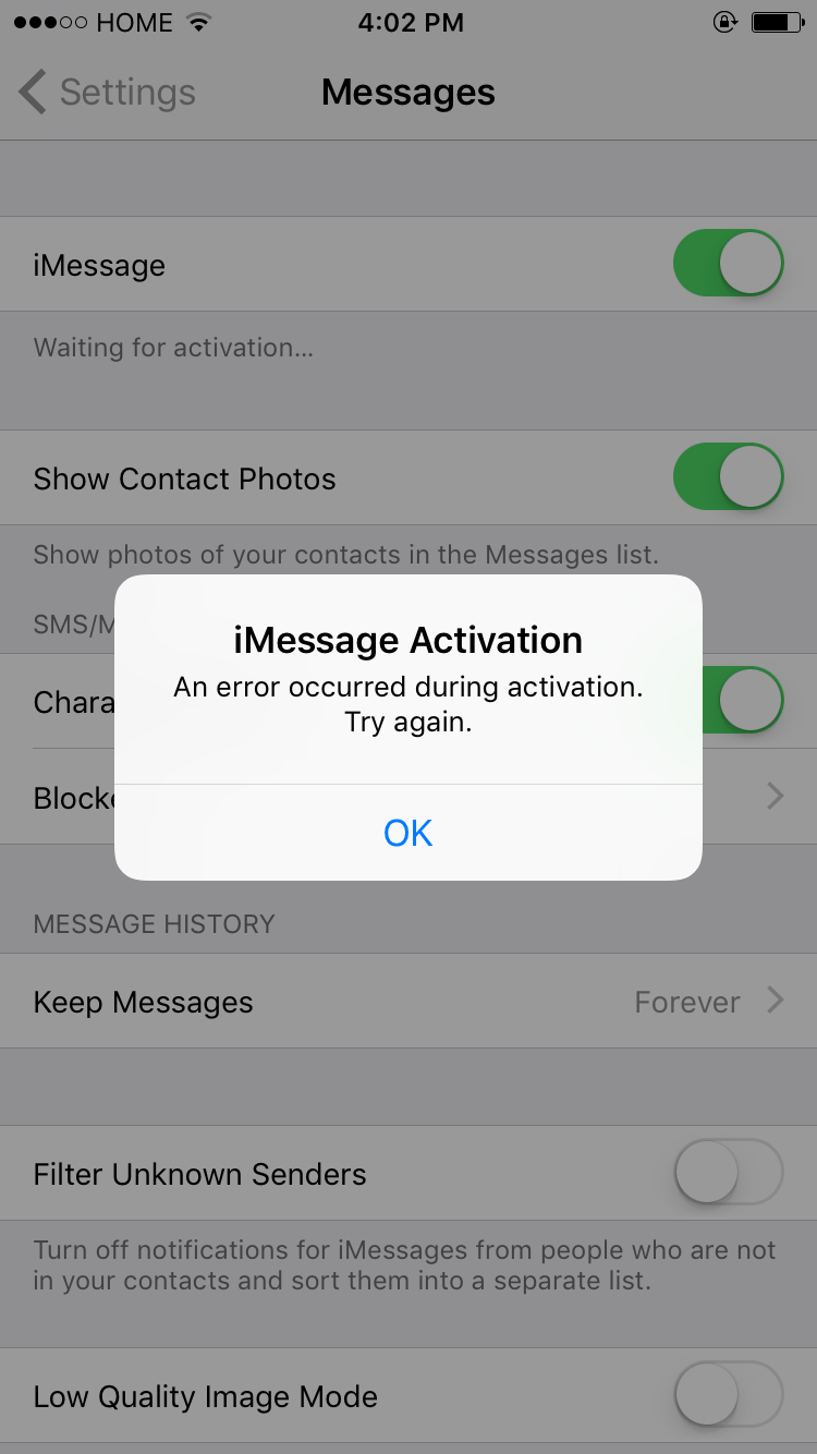 iMessage won't let me use my phone number… Apple Community