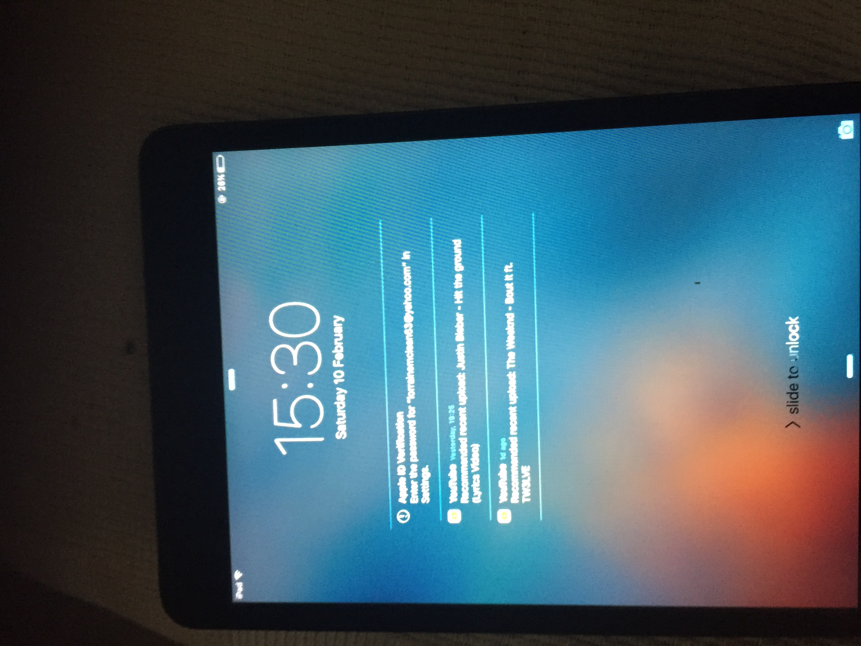 Slide To Unlock Ipad