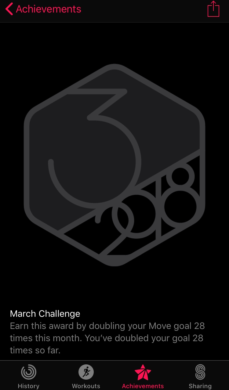 Apple Watch Monthly Challenge Exercise mi… Apple Community