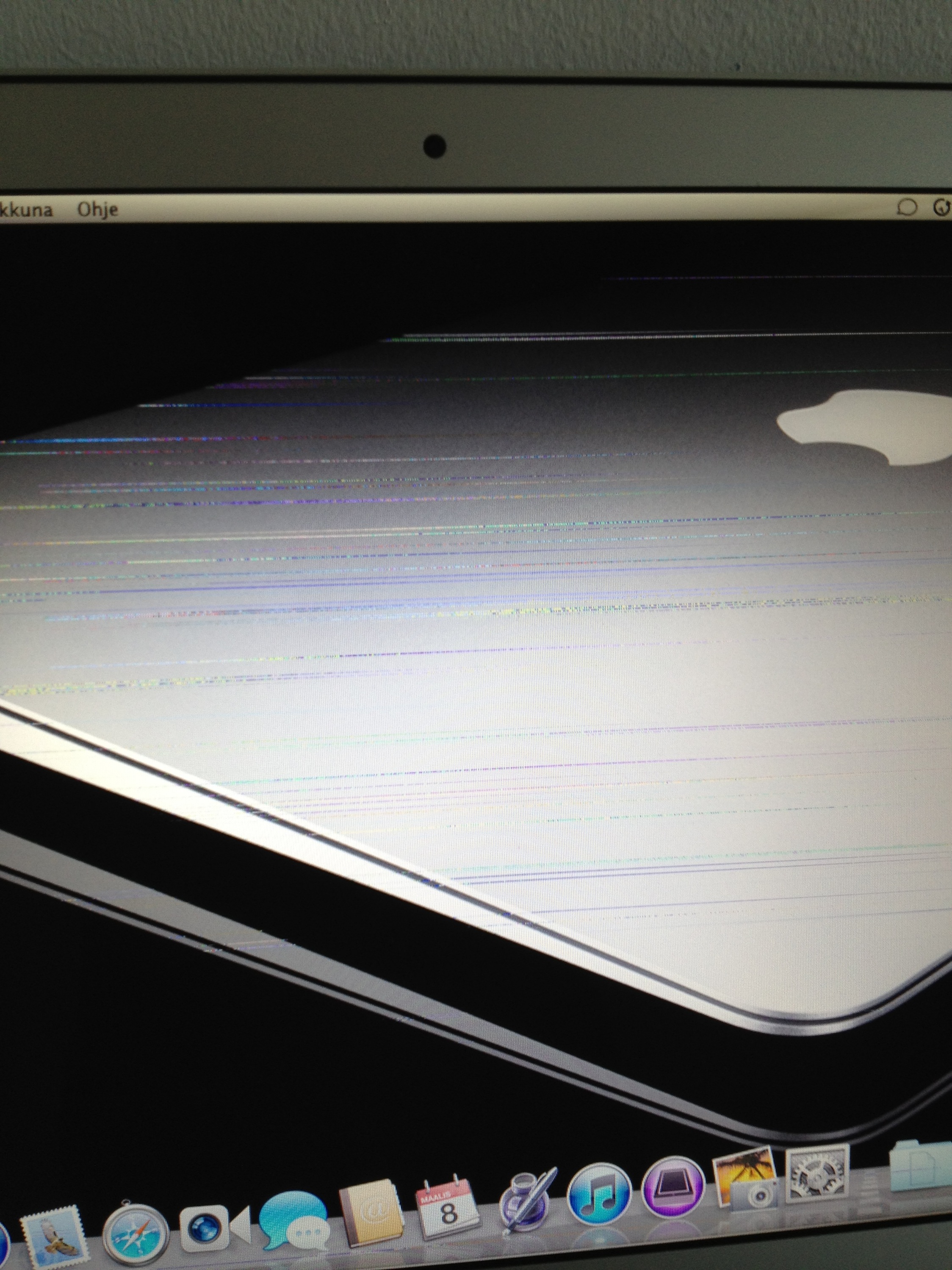 Flickering lines on my MacBook Air Apple Community