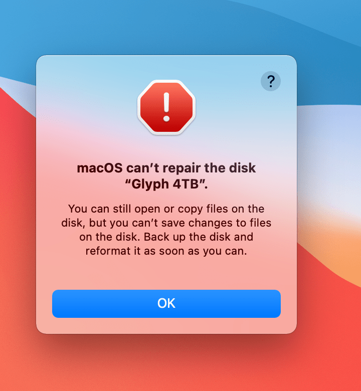 external drive not working since big sir Apple Community