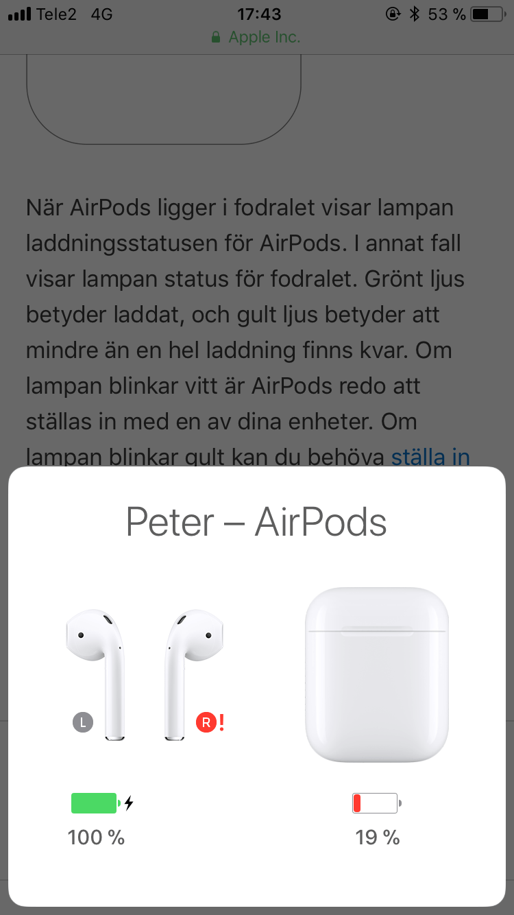 Cannot connect my right airpod? Apple Community