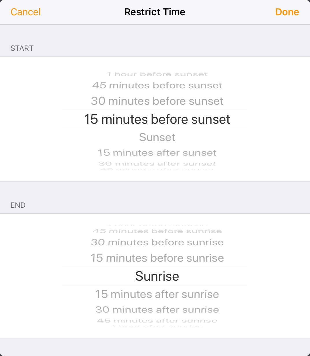 Homekit Automation Time Restriction Apple Community