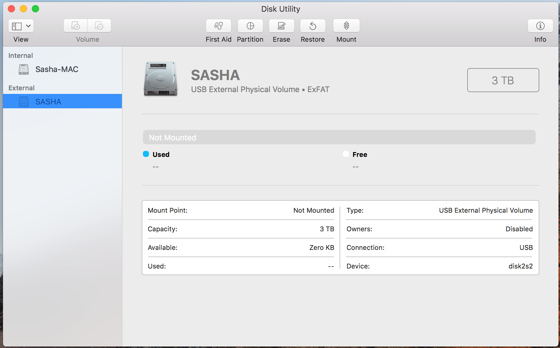 Toshiba Portable Hard Drive Not Recognized