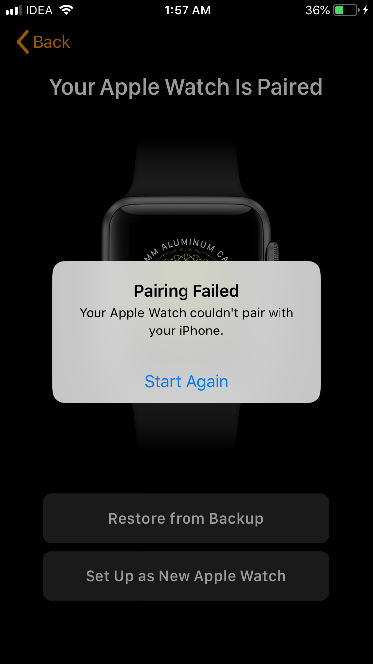 Apple Watch 3 not pairing Apple Community
