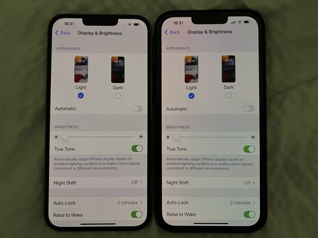 iPhone 13 Pro Max exhibit red tint on one… Apple Community