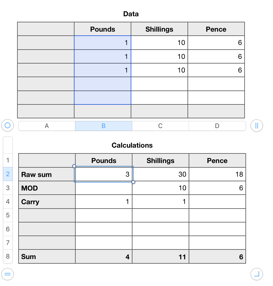 What are the formulas for adding pounds, … Apple Community