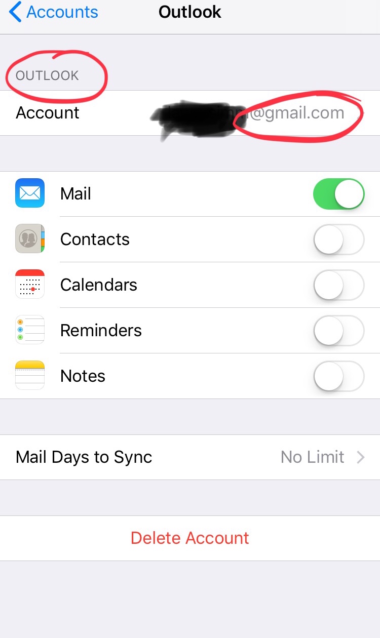 Why does iOS keep changing my Outlook acc… Apple Community