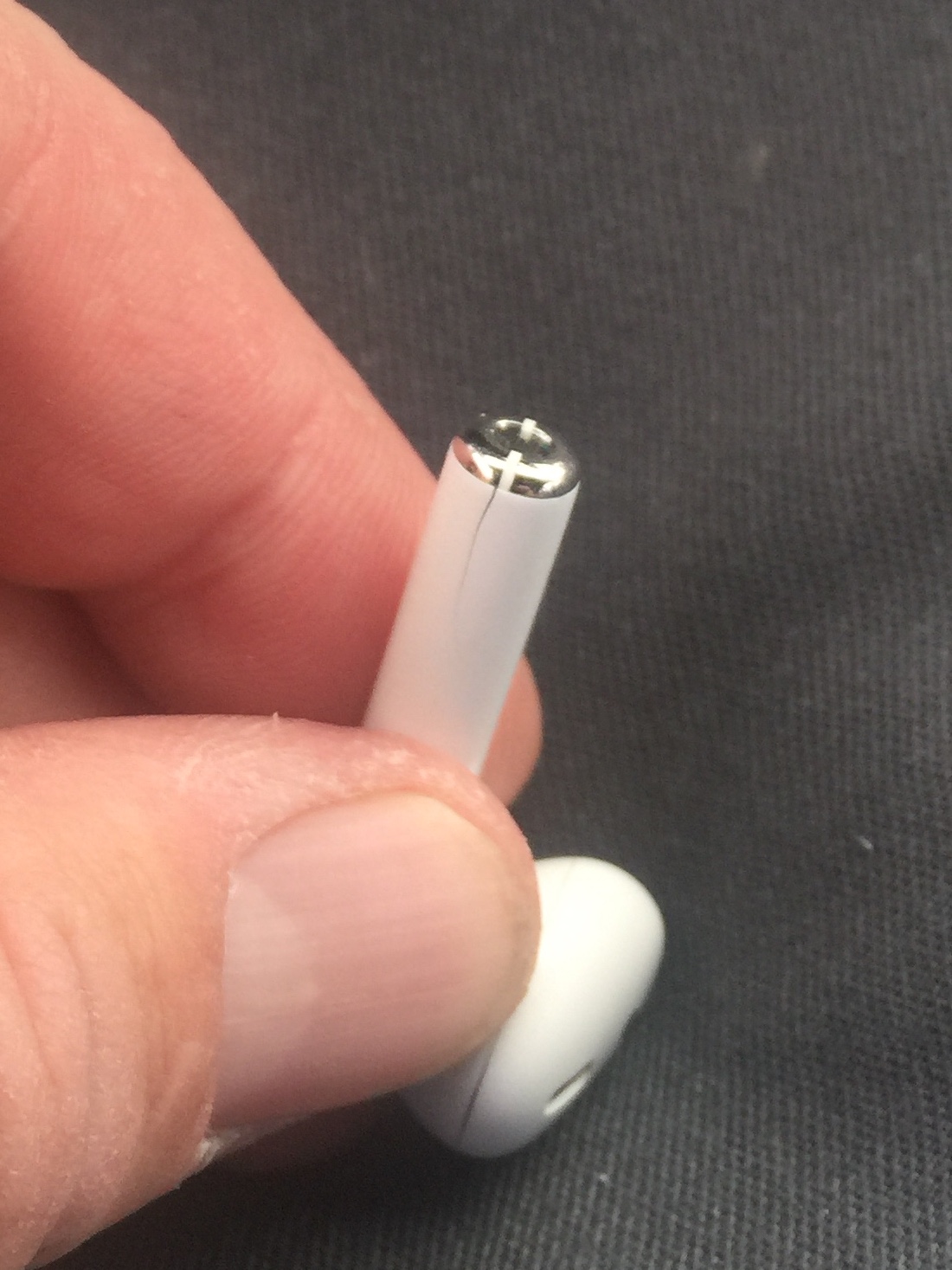 AirPod has cracks on both sides of it Apple Community