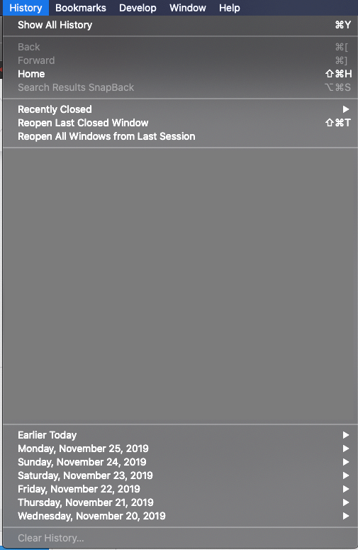 Clear history and private search grayed o… Apple Community